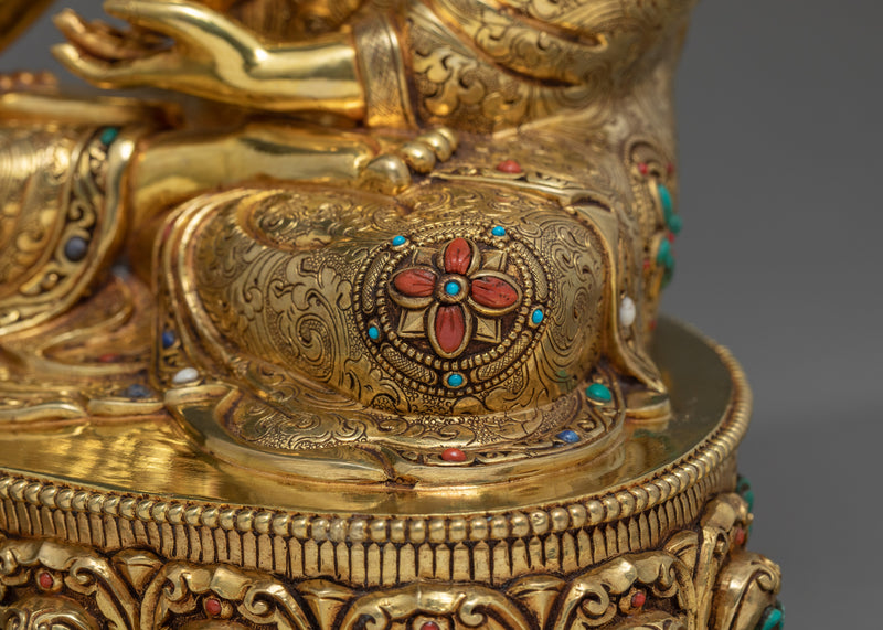 Siddhartha Shakyamuni | The Enlightenment Buddha | Pure Gold Statue