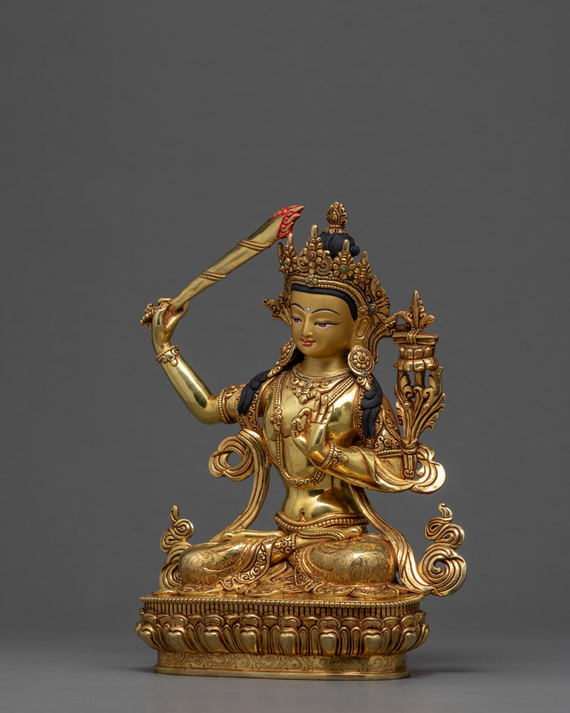 Manjushri Statue | The Bodhisattva Of Wisdom | Buddhist Deity