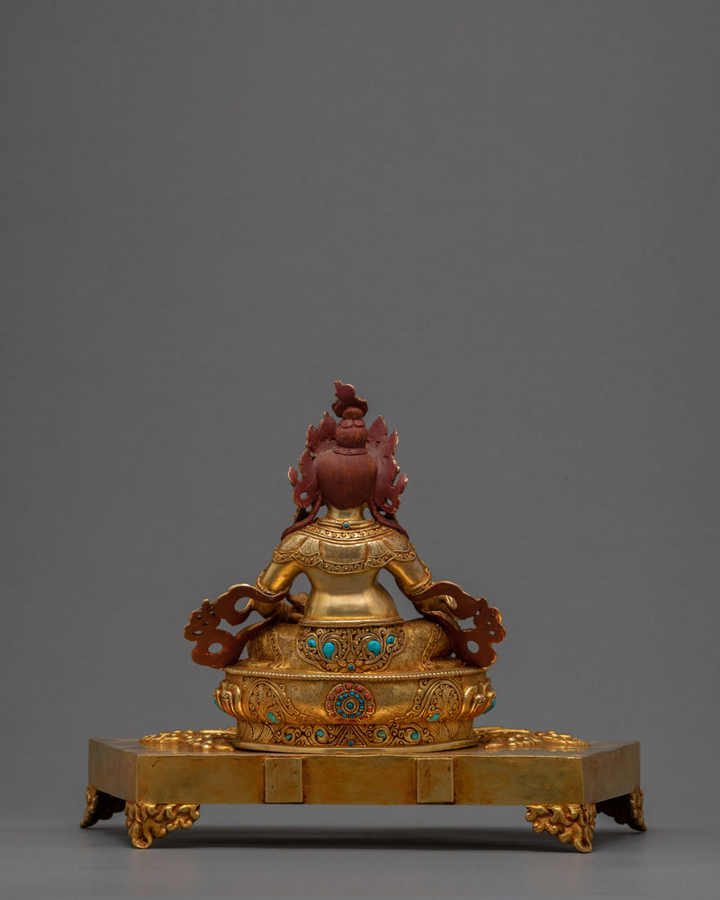 Dzambhala Gold Statue | Deity Of Wealth