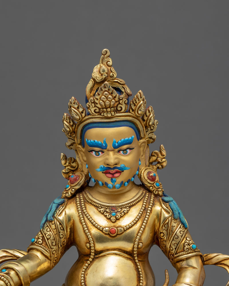 Wealth Deity Jambhala | Tibetan Statue Art