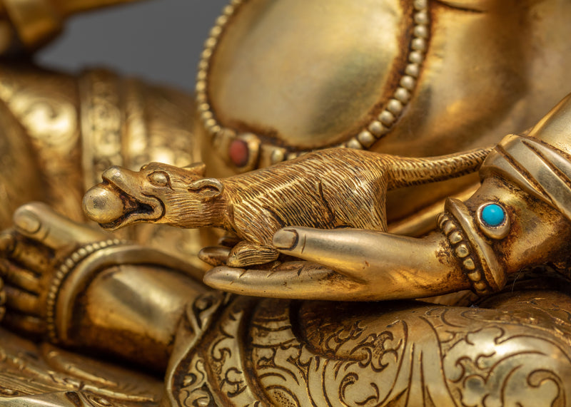 Wealth Deity Jambhala | Tibetan Statue Art