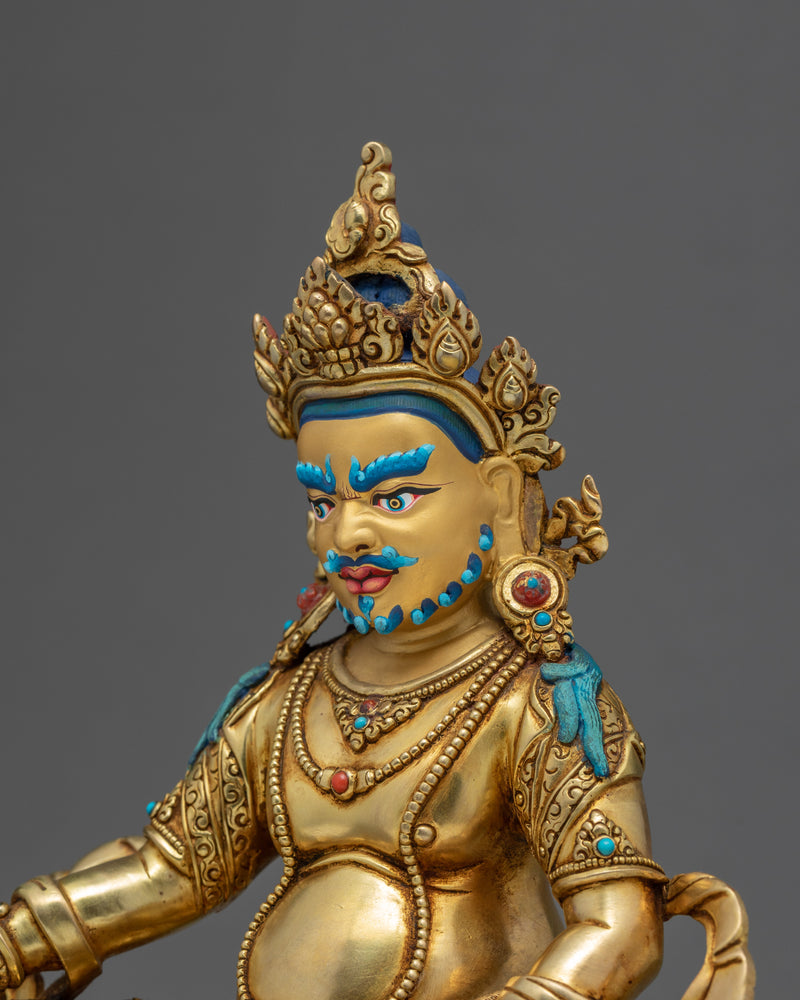 Wealth Deity Jambhala | Tibetan Statue Art