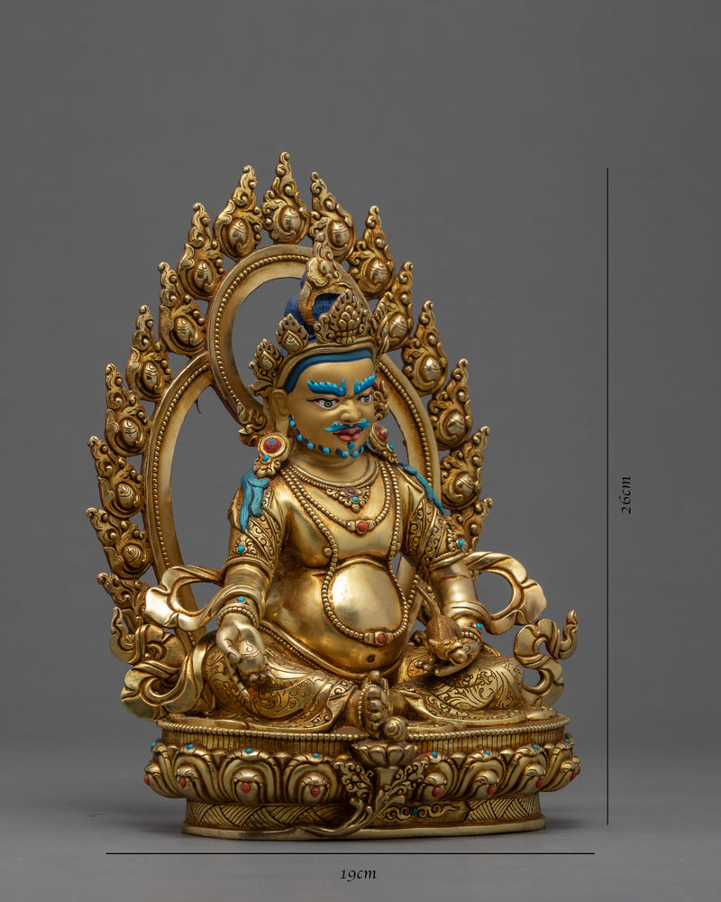 Wealth Deity Jambhala | Tibetan Statue Art