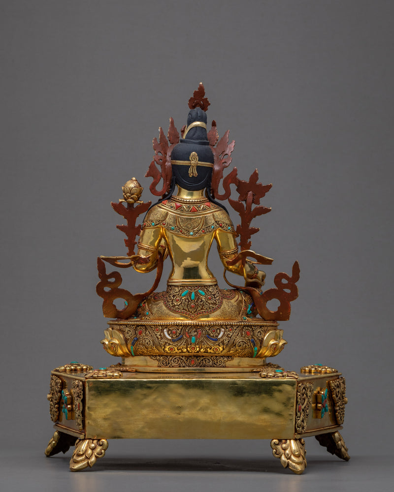 Mother Green Tara Statue | Buddhist Deity