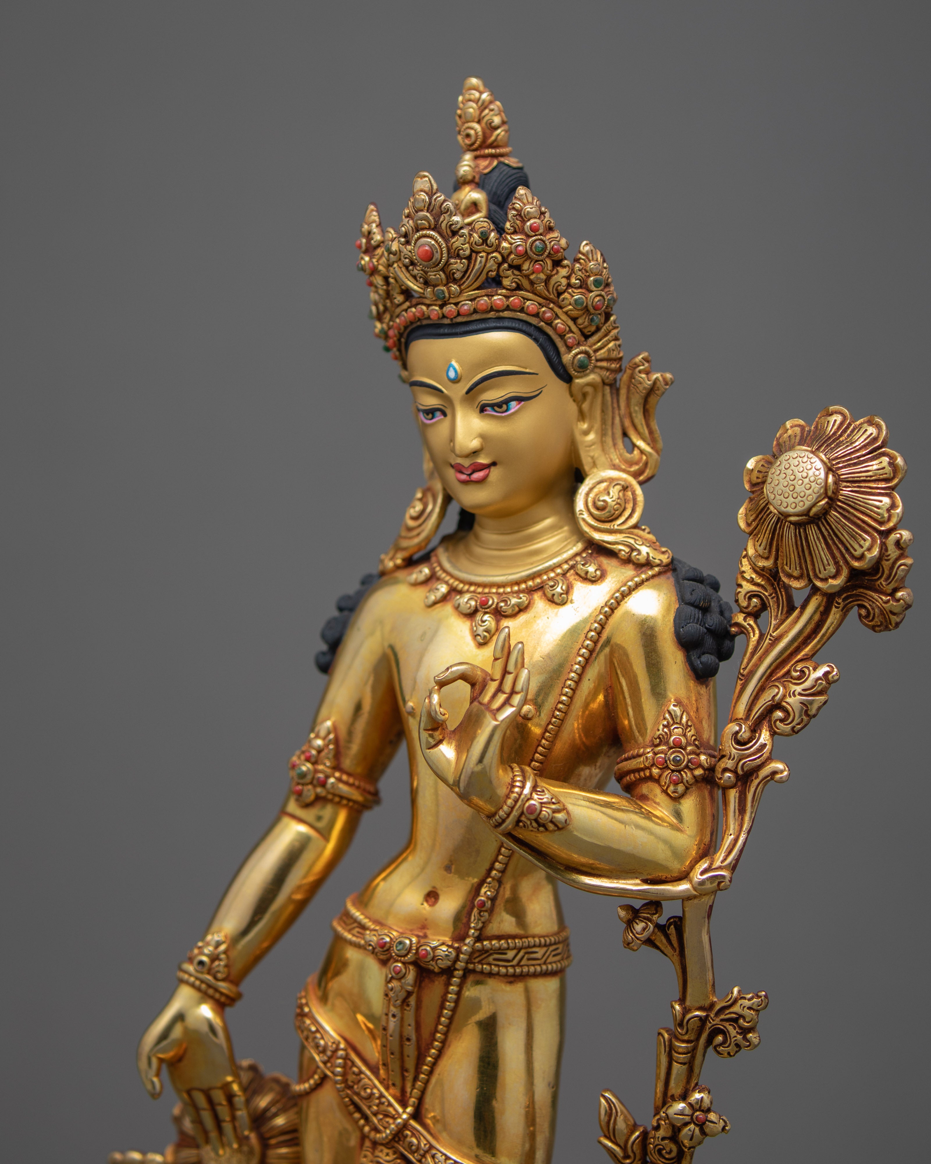 Standing Chenrezig | Deity Of Compassion Statue