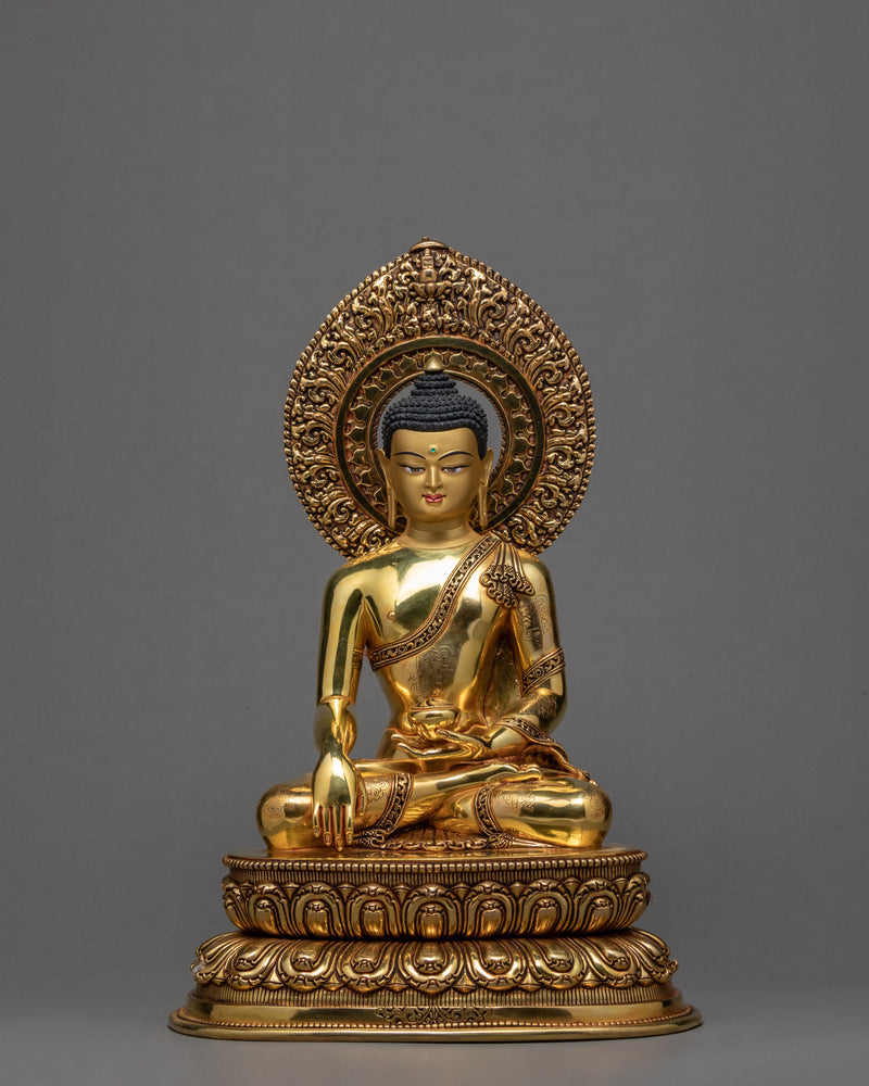 5 Dhyani Buddhas Statue Set | Aksobhya, Amitabha, Amoghasiddhi, Ratnasambhava and Vairocana