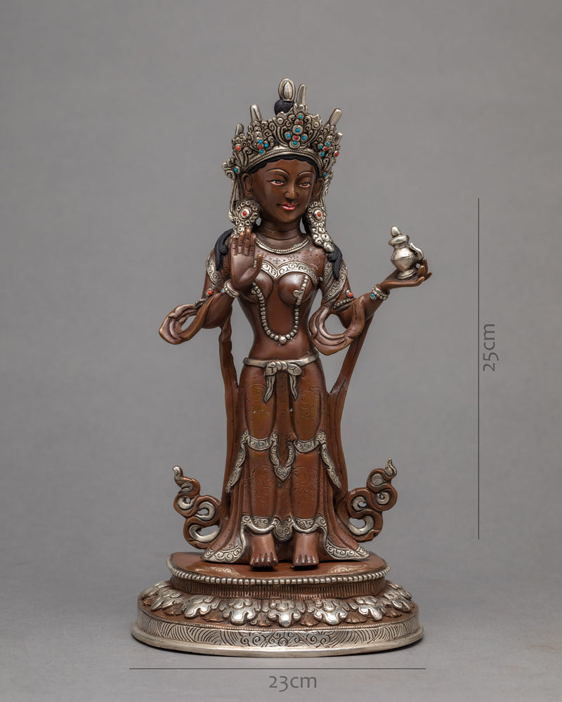 Guru Rinpoche Statue | Padmasambhava With Consorts |  Himalayan Statue Art