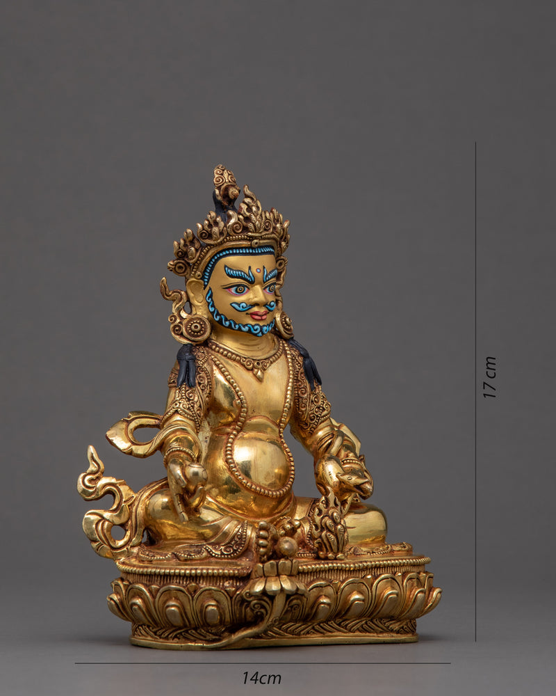 Dzambhala Statue | The Lod of Wealth Deity | Himalayan Artwork