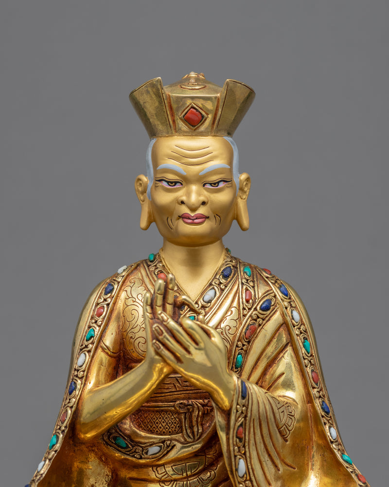 1st Karmapa Statue | Tibetan Buddhist Master