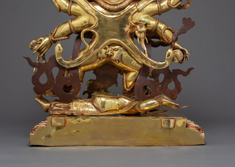 Six Armed Mahakala | Traditional Buddhist Statue