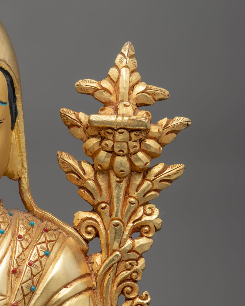 Longchenpa Statue | Traditional Hand Carved Buddhist Art