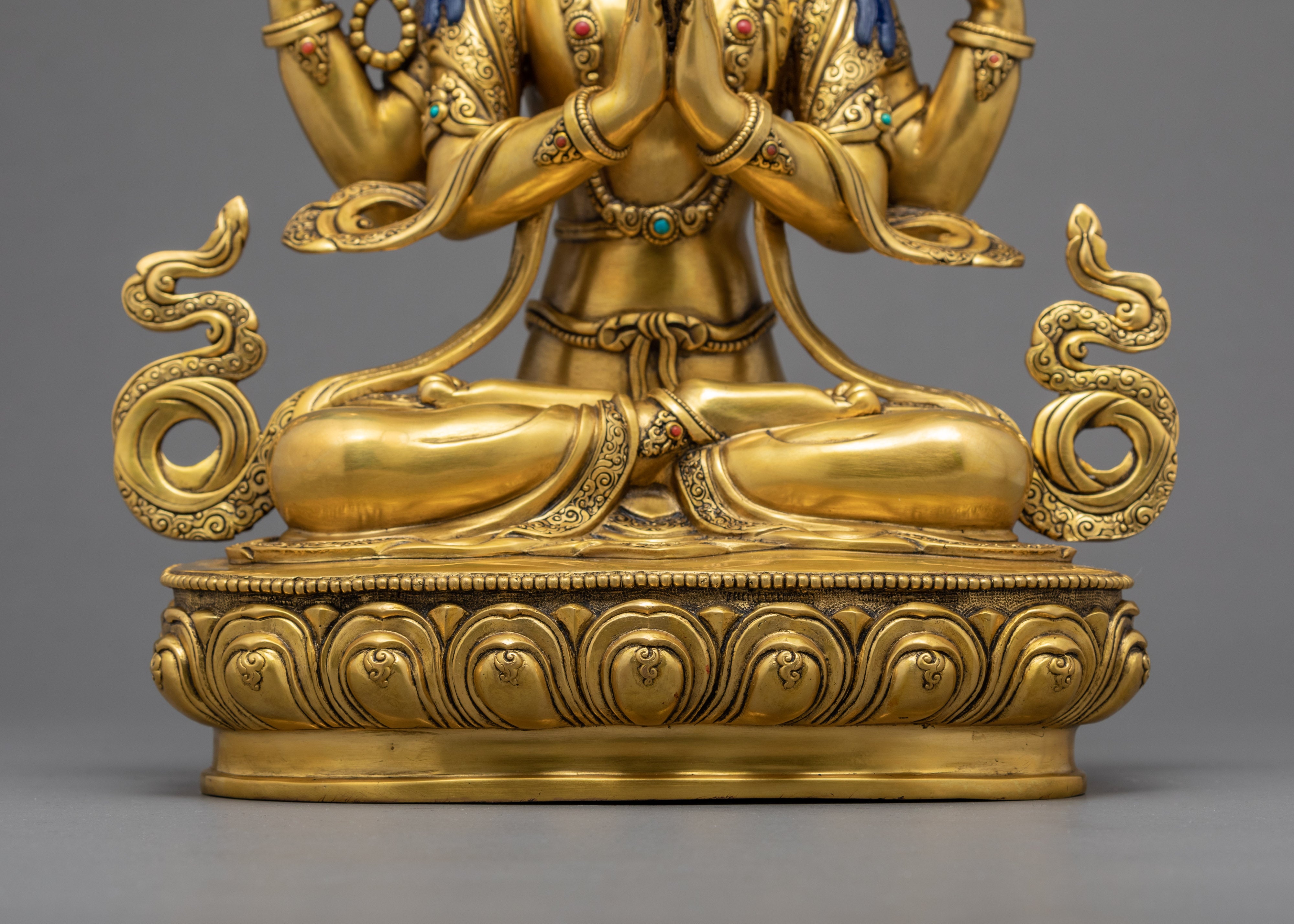 4 Armed Chenrezig | Bodhisattva Statue of Nepal