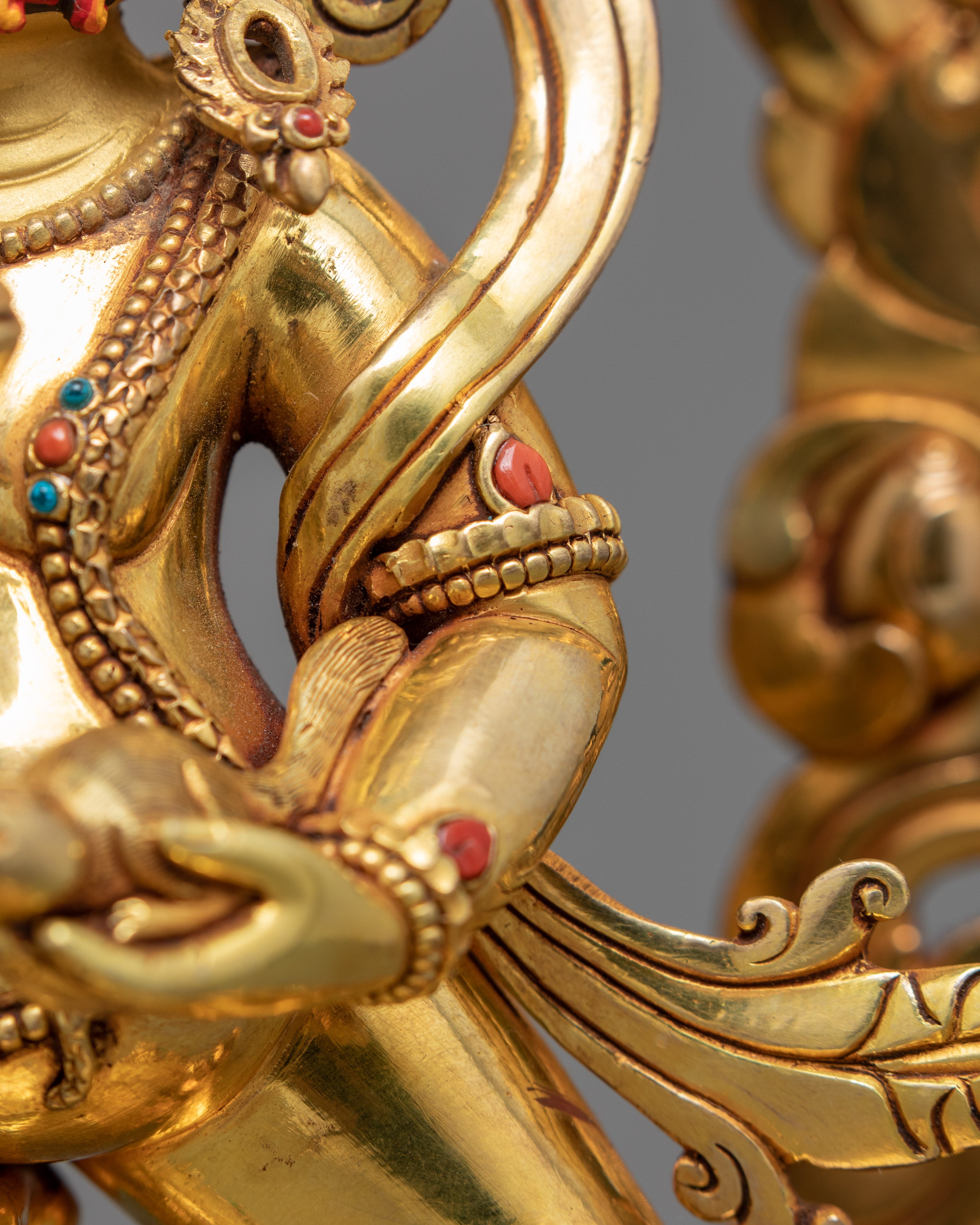 Black Dzambhala Sculpture | Wealth Deity | Himalayan Art