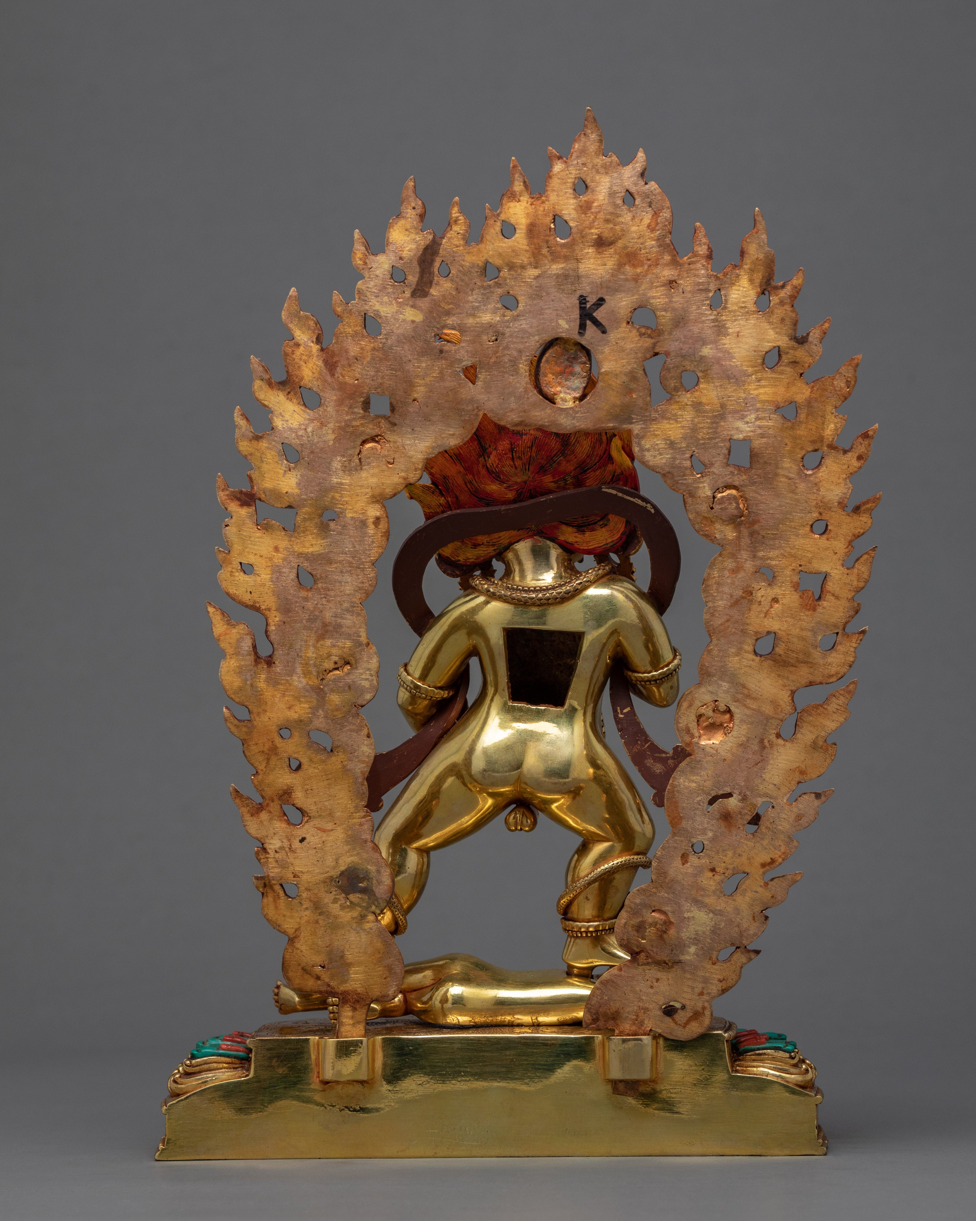 Black Dzambhala Sculpture | Wealth Deity | Himalayan Art