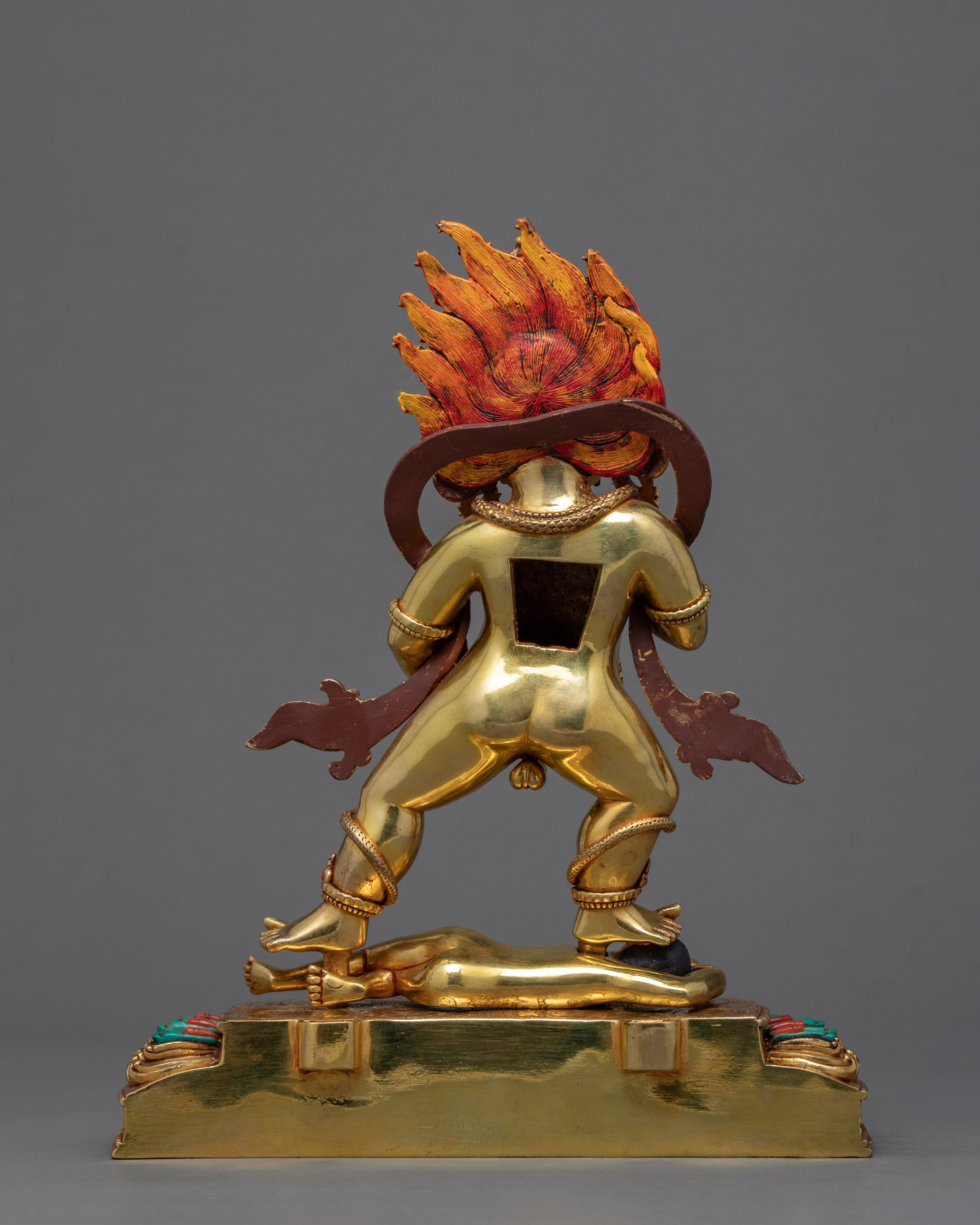 Black Dzambhala Sculpture | Wealth Deity | Himalayan Art