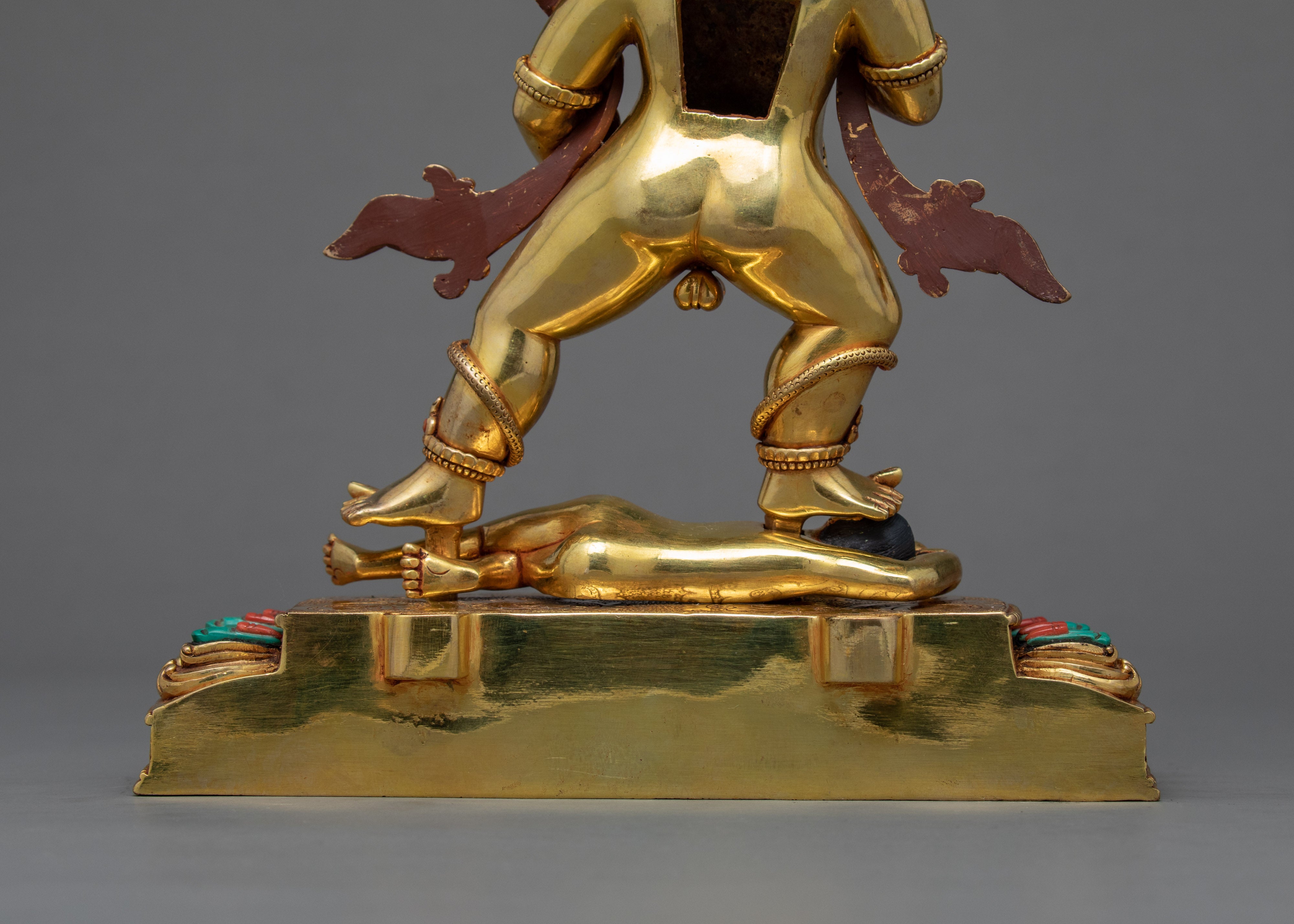 Black Dzambhala Sculpture | Wealth Deity | Himalayan Art