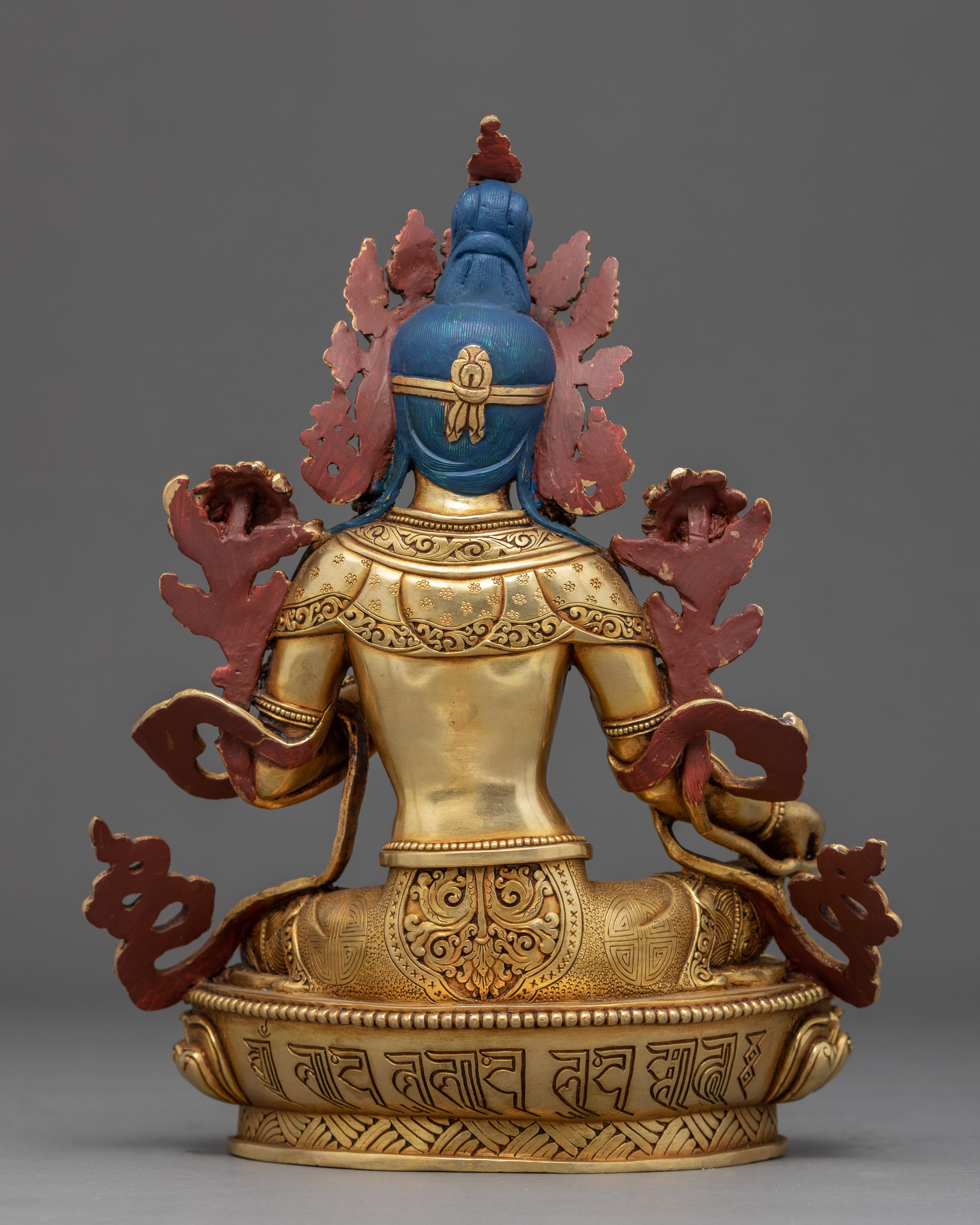 Green Tara Mother Statue | Traditional Hand Carved Sculpture