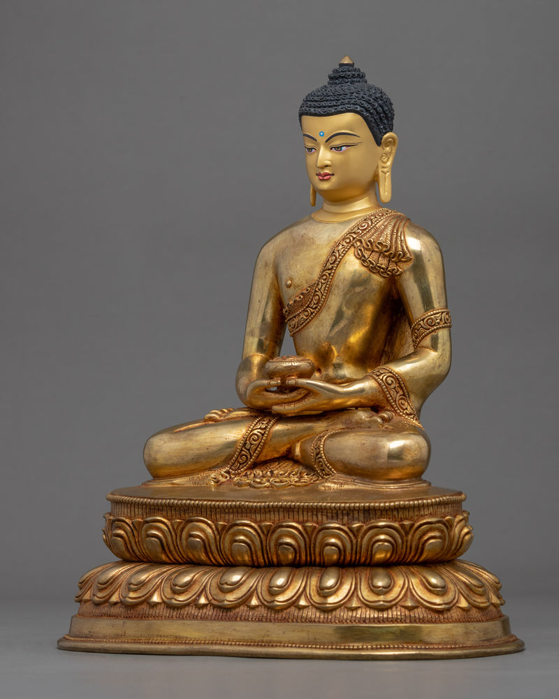 Amitabha Buddha Sculpture | Traditional Buddhist Art