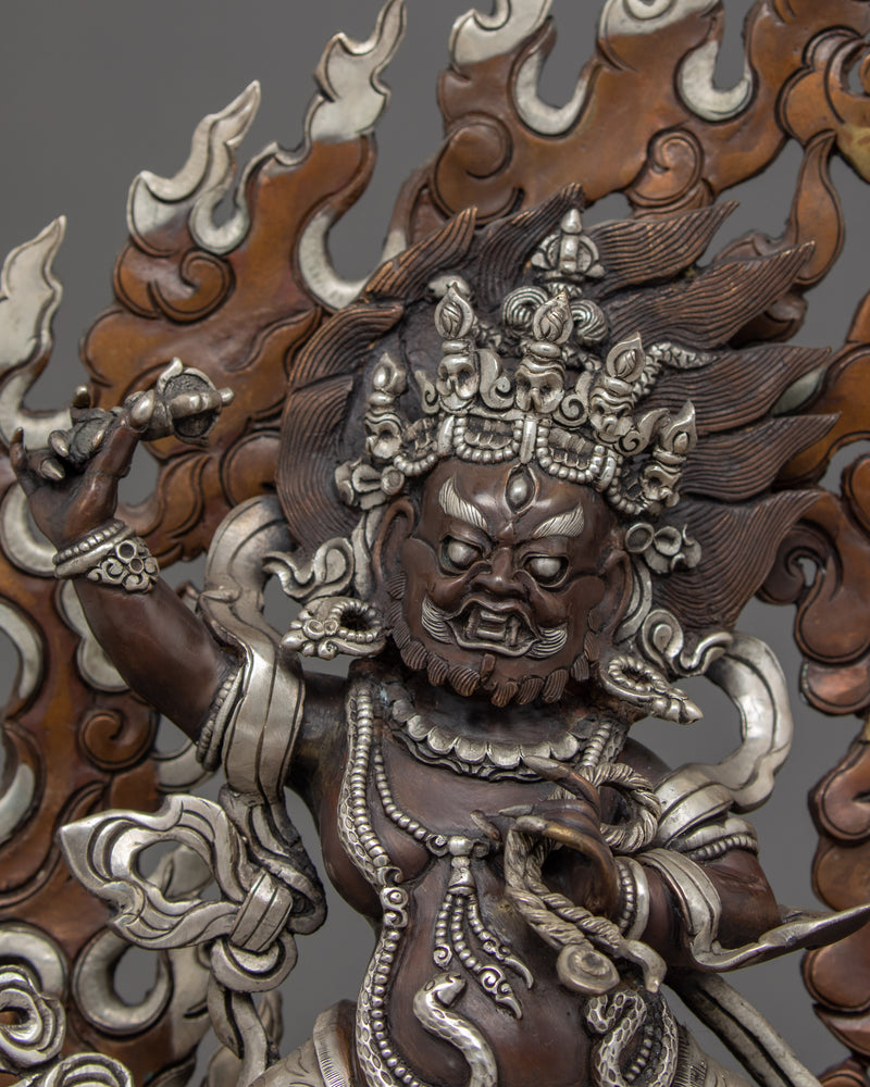 Vajrapani Bodhisattva Statue | Traditional Himalayan Art of Nepal