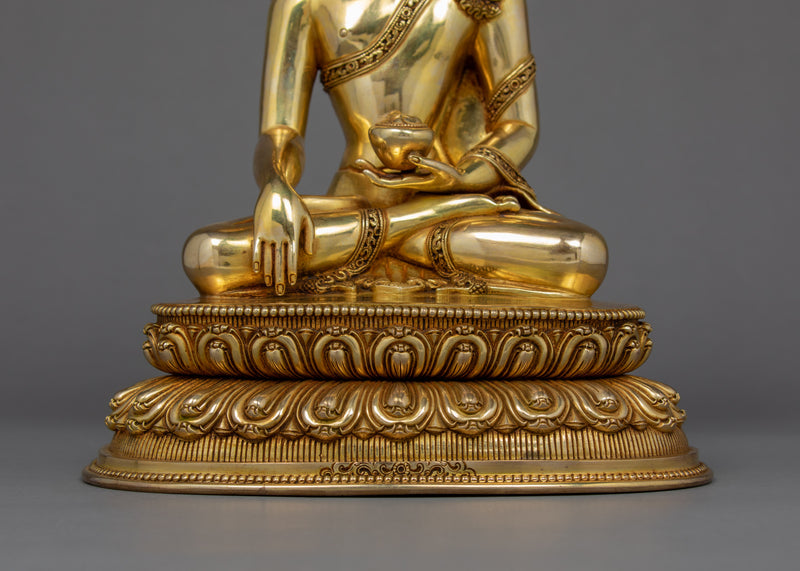 Namo Shakyamuni Buddha Sculpture | Traditional Buddhist Art