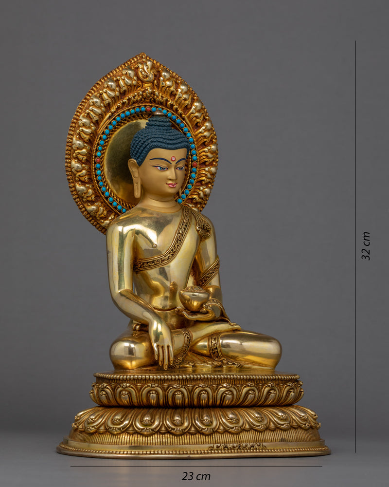 Namo Shakyamuni Buddha Sculpture | Traditional Buddhist Art