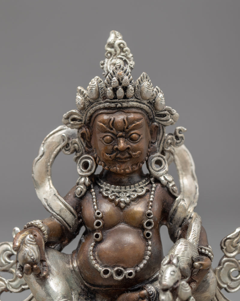 Miniature Jambhala Statue | Traditional Himalayan Art