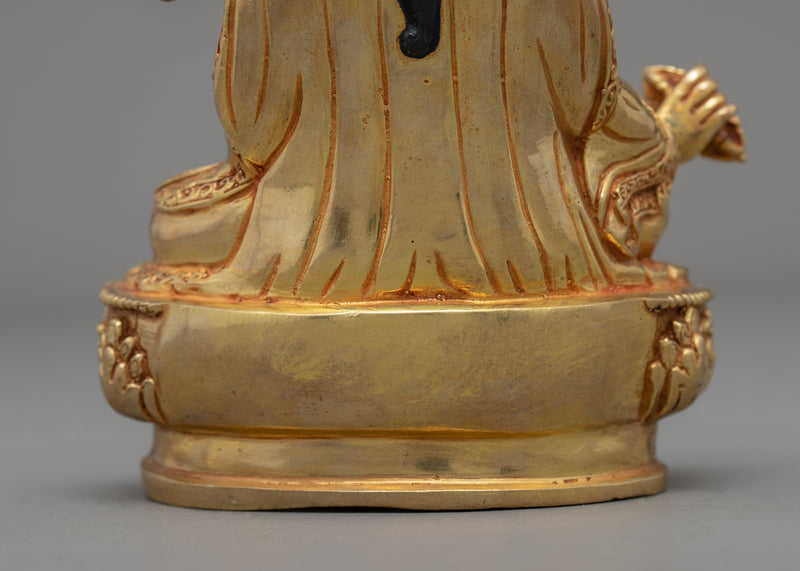 Miniature Guru Rinpoche Statue | Traditionally Crafted Buddhist Art