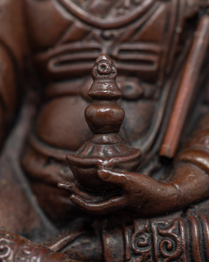 Mini Guru Rinpoche Statue | Tibetan Tantric Master