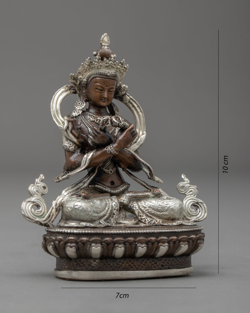 Miniature Vajradhara Statue | Traditional Himalayan Art