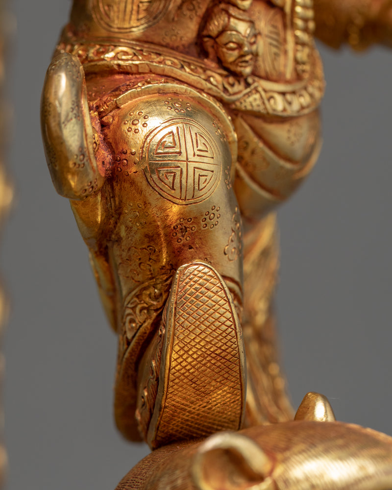 Dorje Drollo Sculpture | Hand Carved Buddhist Statue