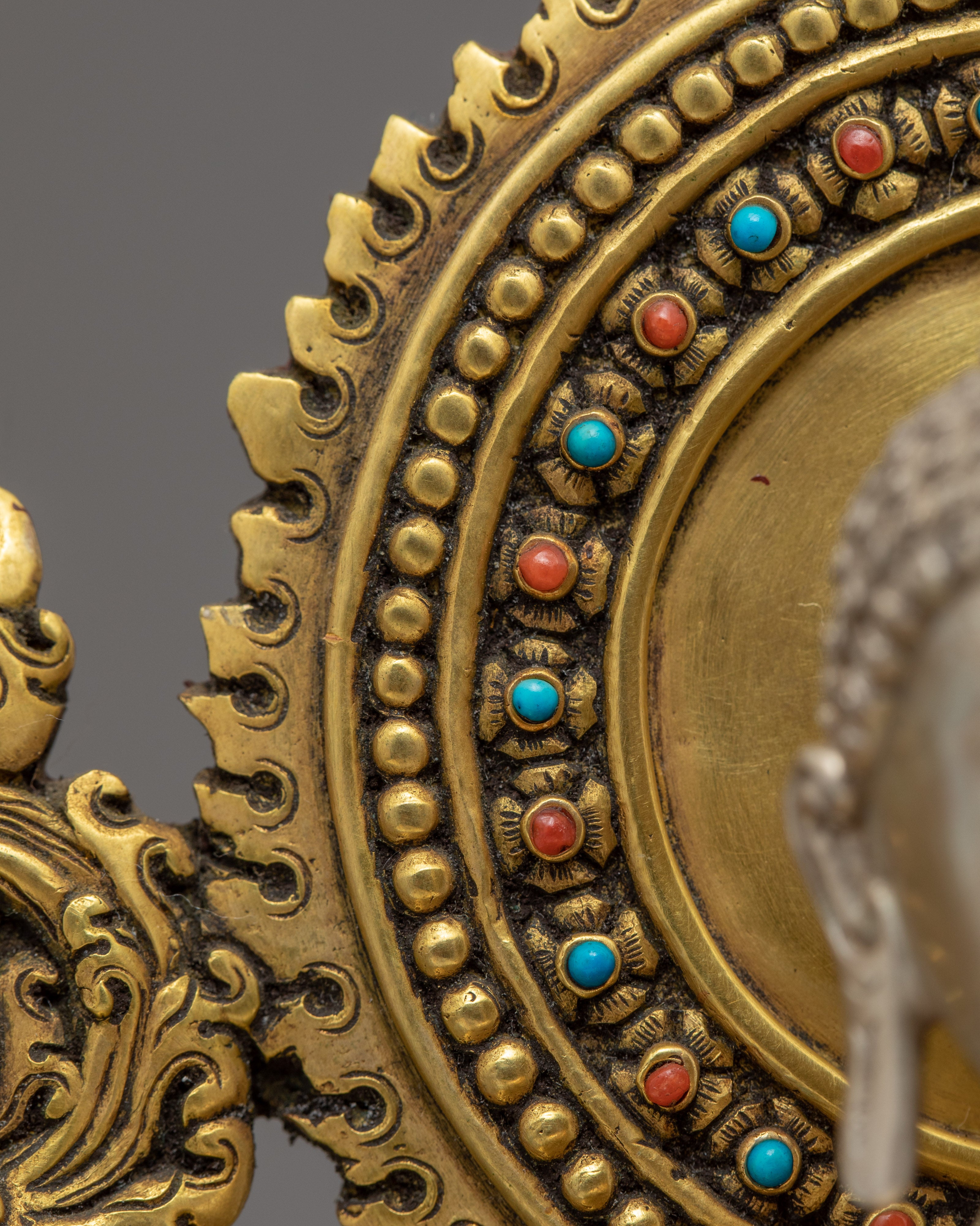 Namo Shakyamuni Buddha Statue | Traditional Himalayan Art of Nepal