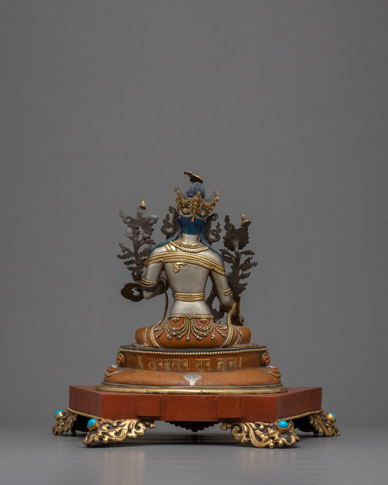 The White Tara Sculpture | Traditionally Hand Carved Statue