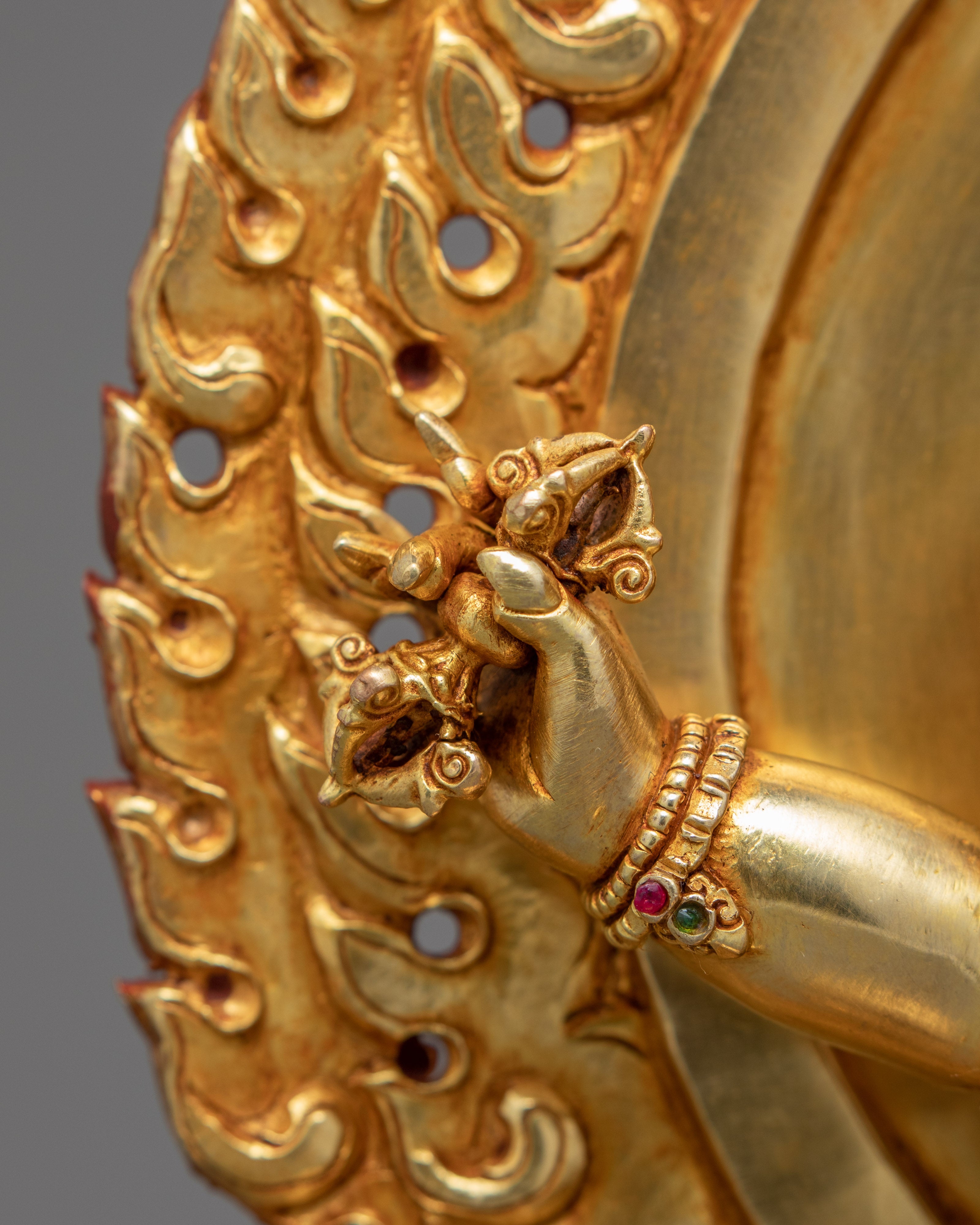 Bodhisattva Vajrapani Sculpture | Finley Hand Carved Buddhist Statue