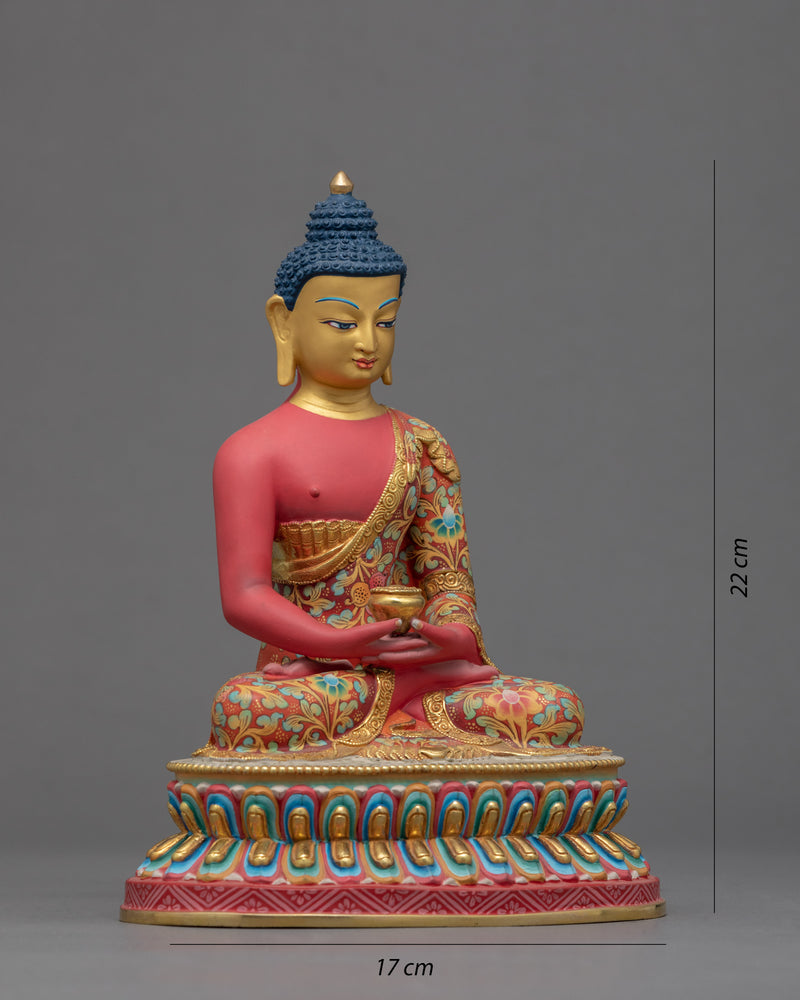 Amitabha Buddha Sculpture | Traditional Hand Carved Statue