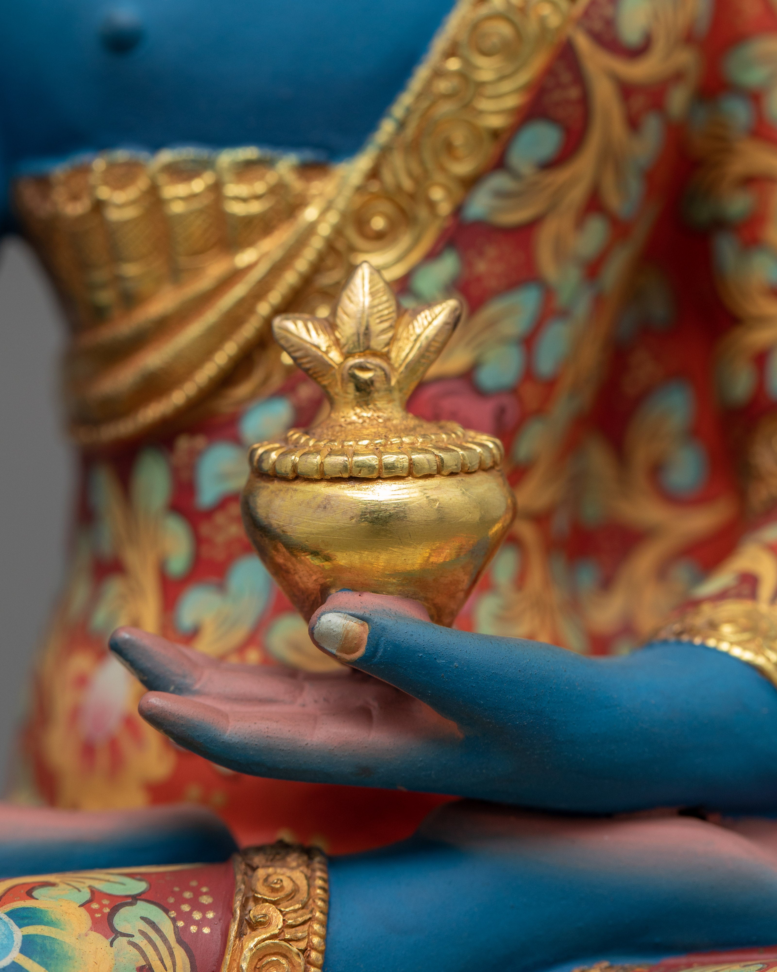Small Medicine Buddha Statue | Traditional Himalayan Art of Nepal