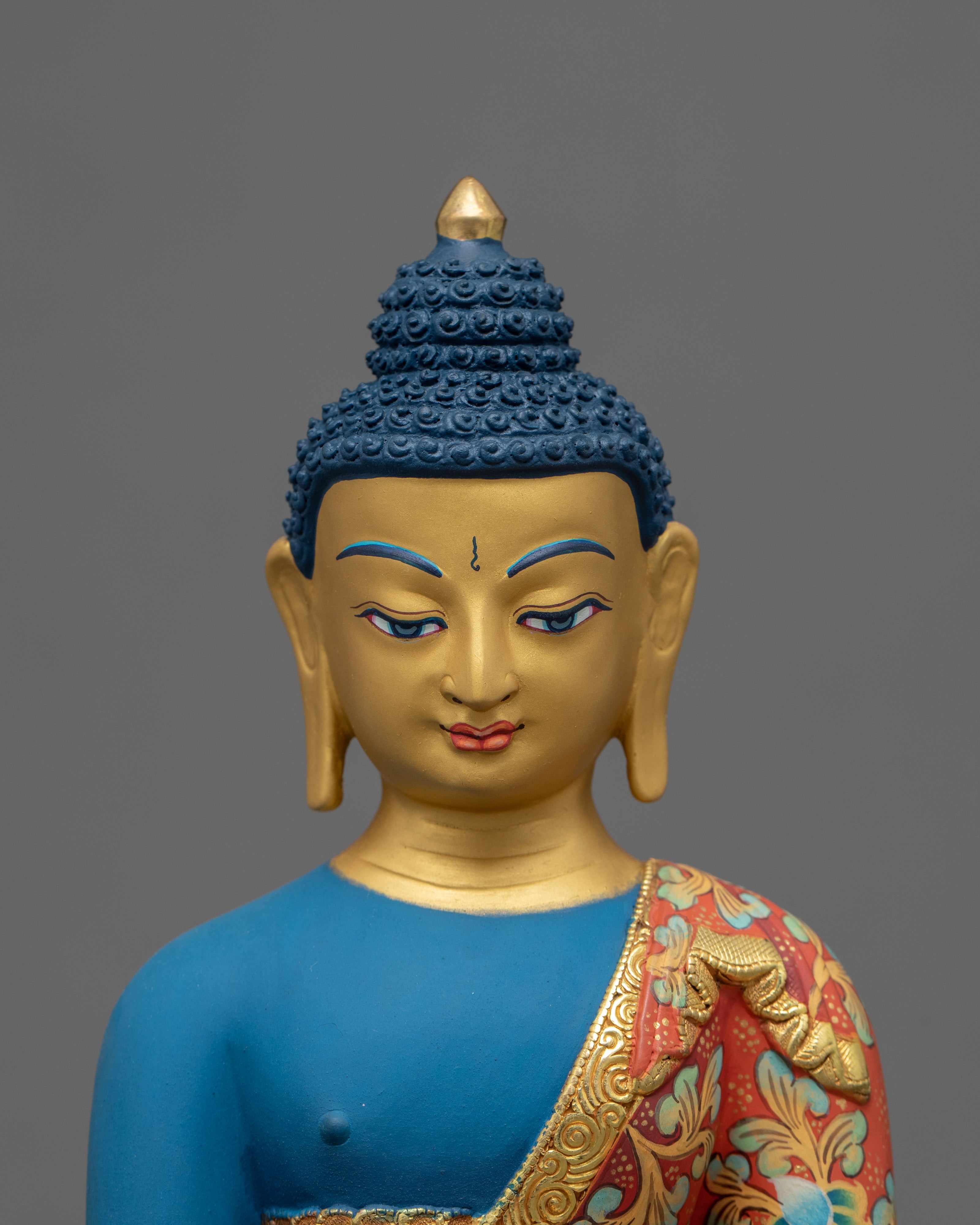 Small Medicine Buddha Statue | Traditional Himalayan Art of Nepal