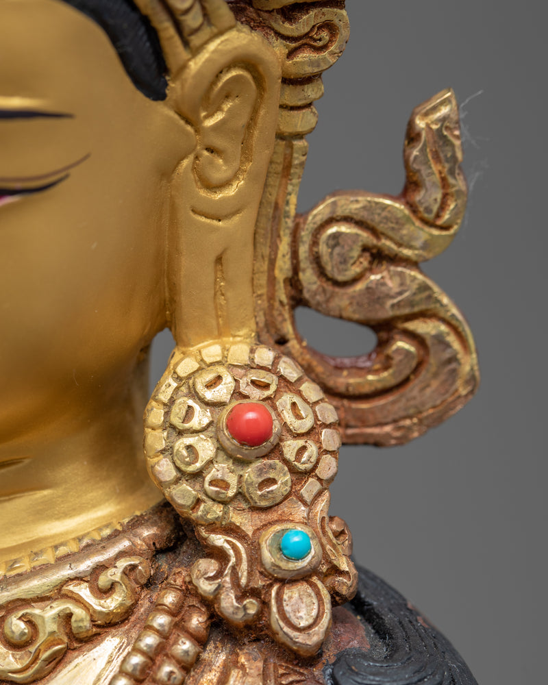 Amitayus Buddha Sculpture | Traditional Bodhisattva Art