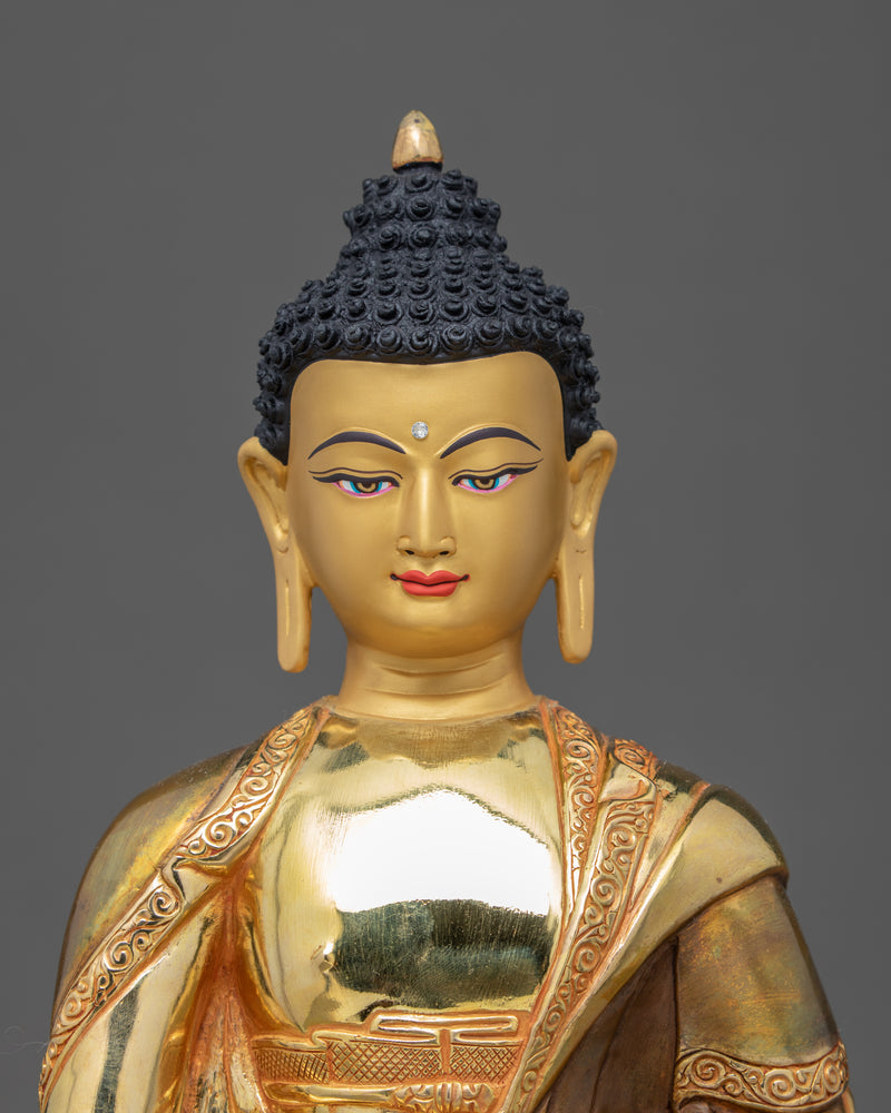 Indoor Amitabha Buddha Statue | Traditional Buddhist Art