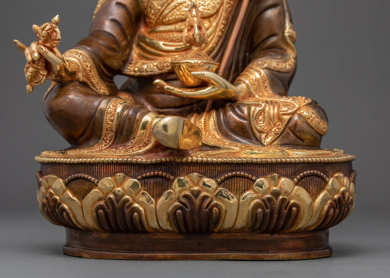 Guru Rinpoche Statue | Traditional Tibetan Art of Nepal