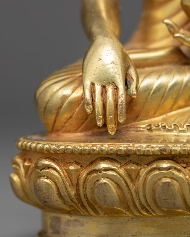 The Buddha Shakyamuni Sculpture | Finely Hand Carved Buddhist Statue