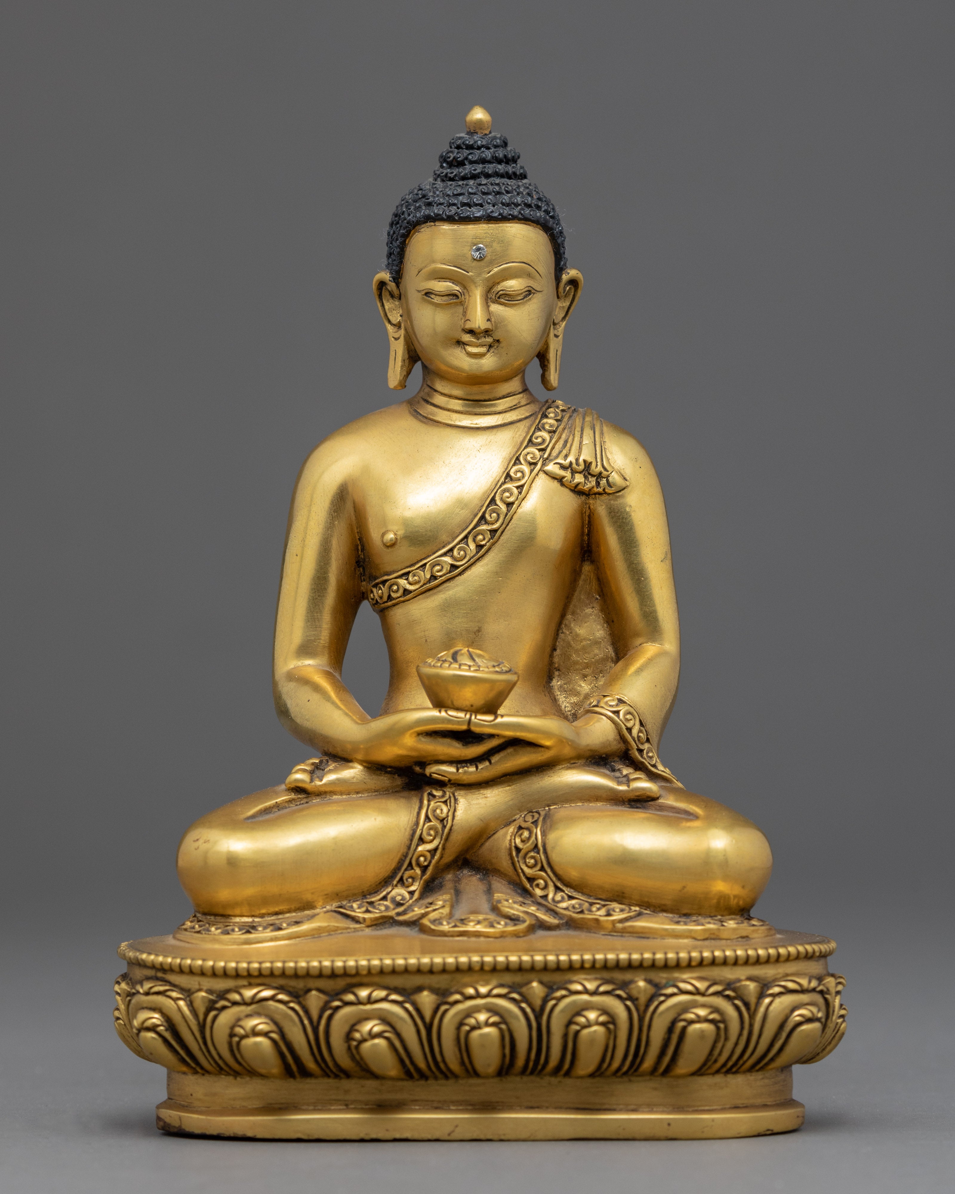 Three Buddha Statues | Traditional Tibetan Art