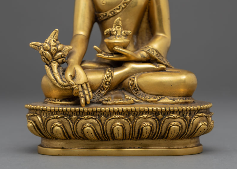 Three Buddha Statues | Traditional Tibetan Art