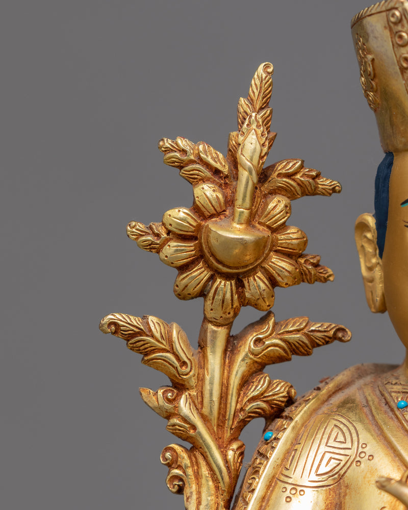 16th Karmapa Sculpture | Traditional Hand Carved Statue