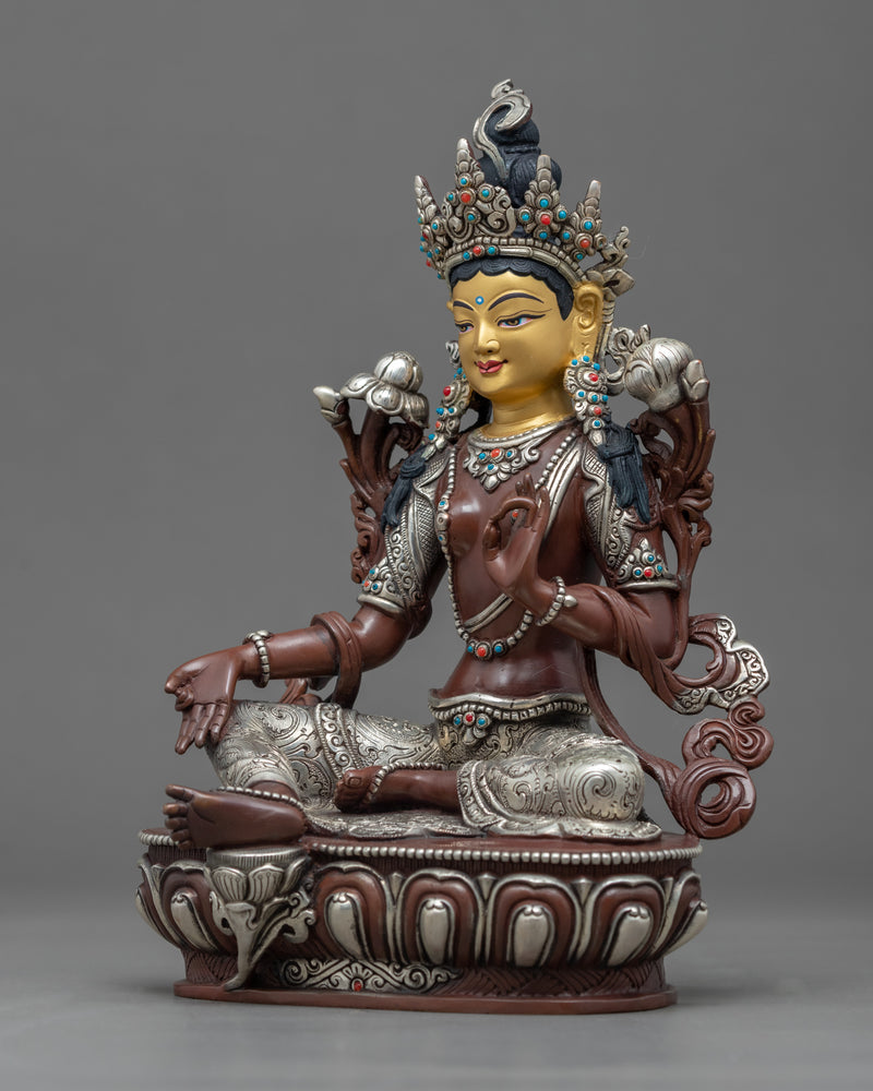 Mother Green Tara Art | Traditional Buddhist Art