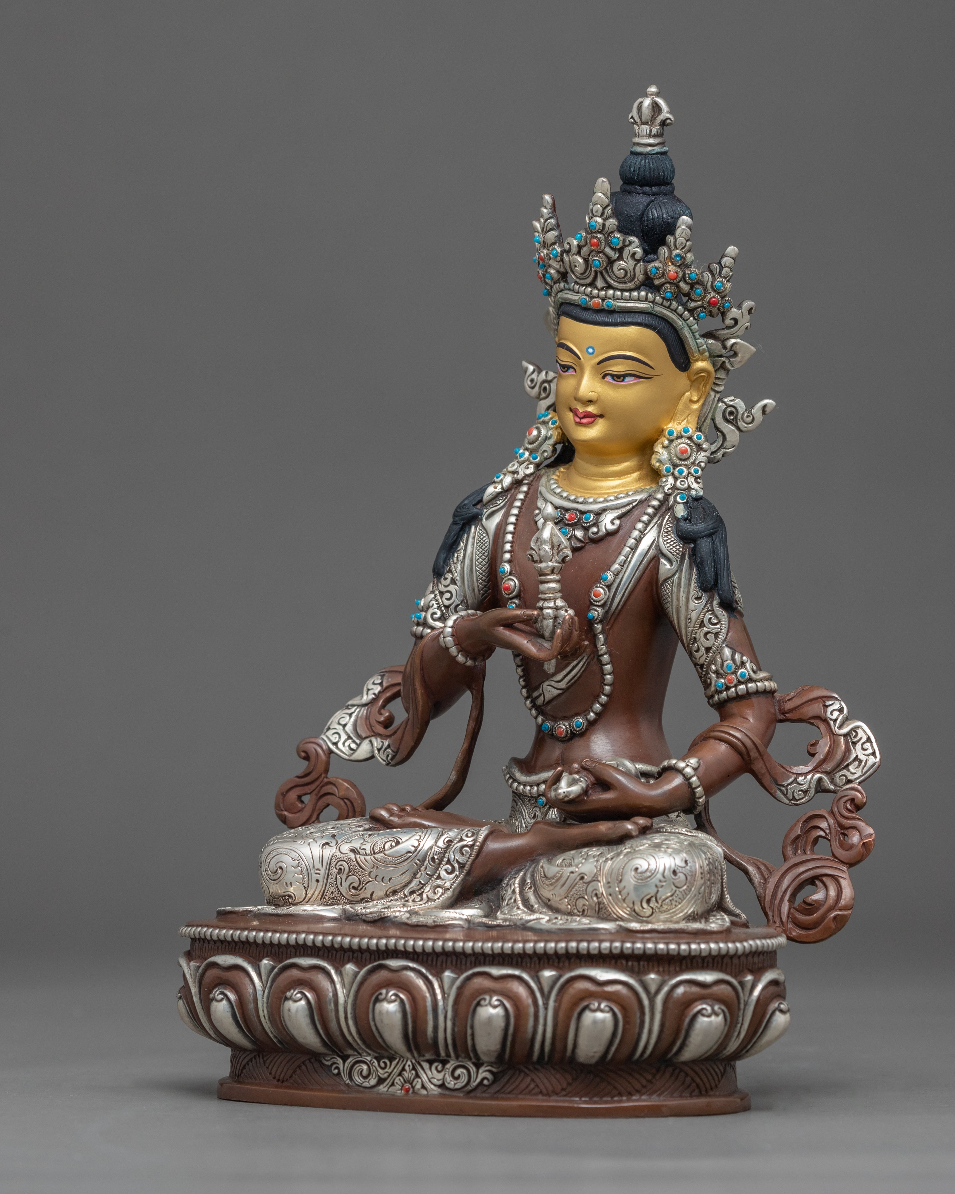 Vajrasatttva Sculpture | Traditional Himalayan Art of Nepal