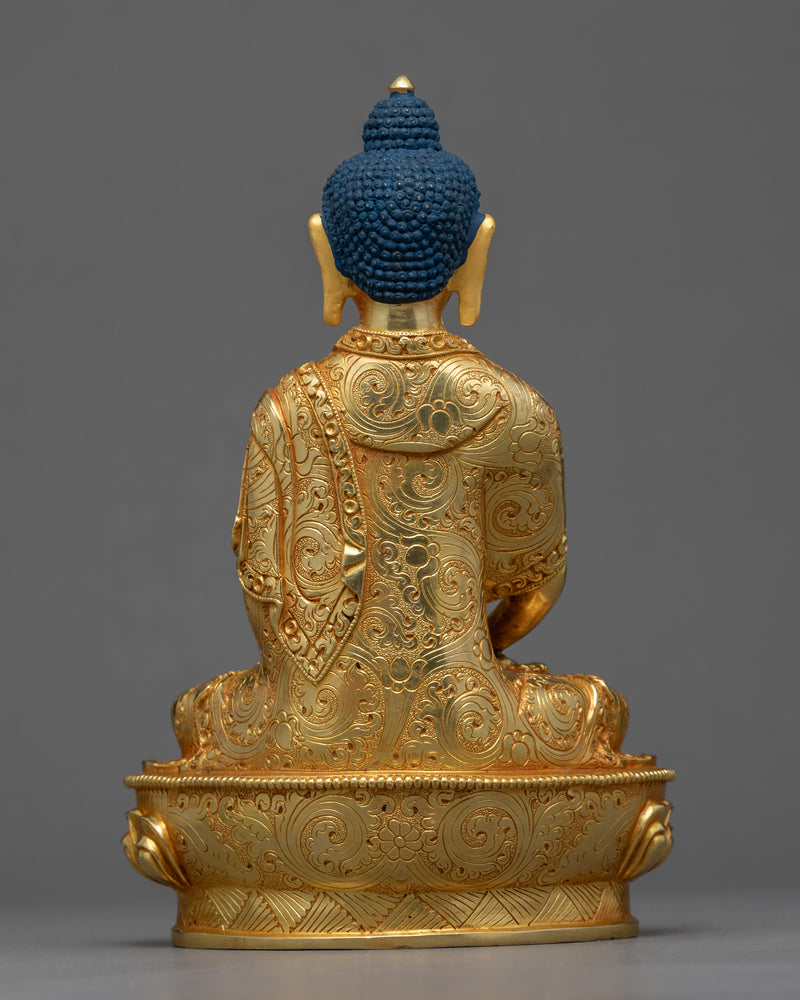 Buddha Amitabha Sculpture | Finley Hand Carved Tibetan Statue
