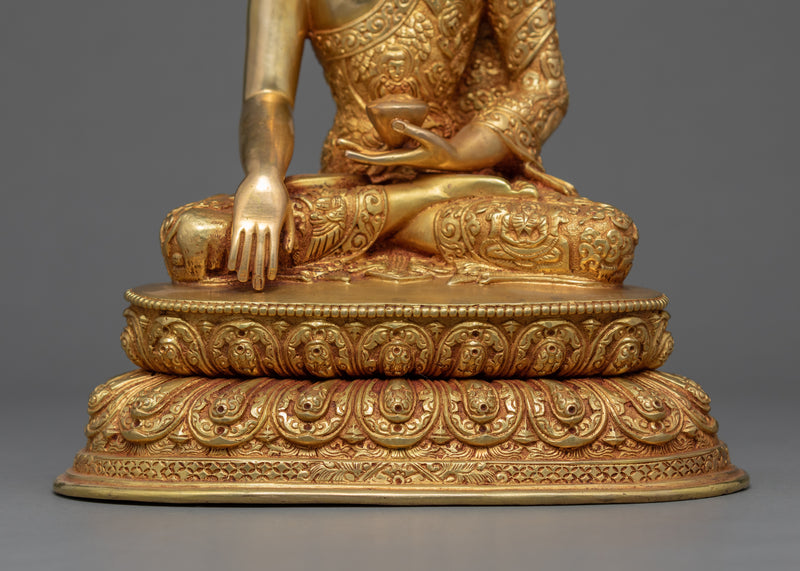 Shakyamuni Buddha Art | Traditional Tibetan Deity Statue