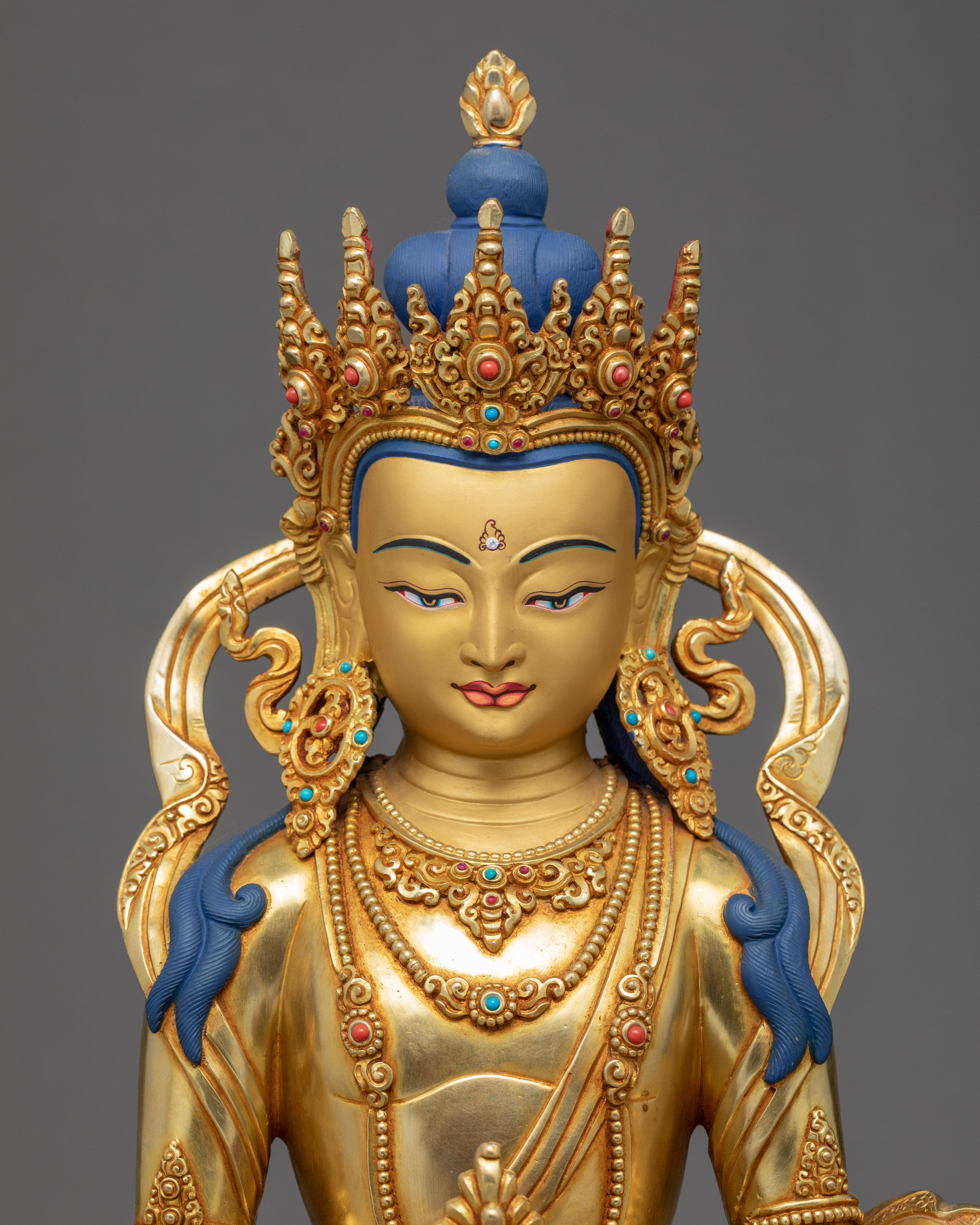 Buddha Amitayus Statue | Traditionally Hand Carved Art