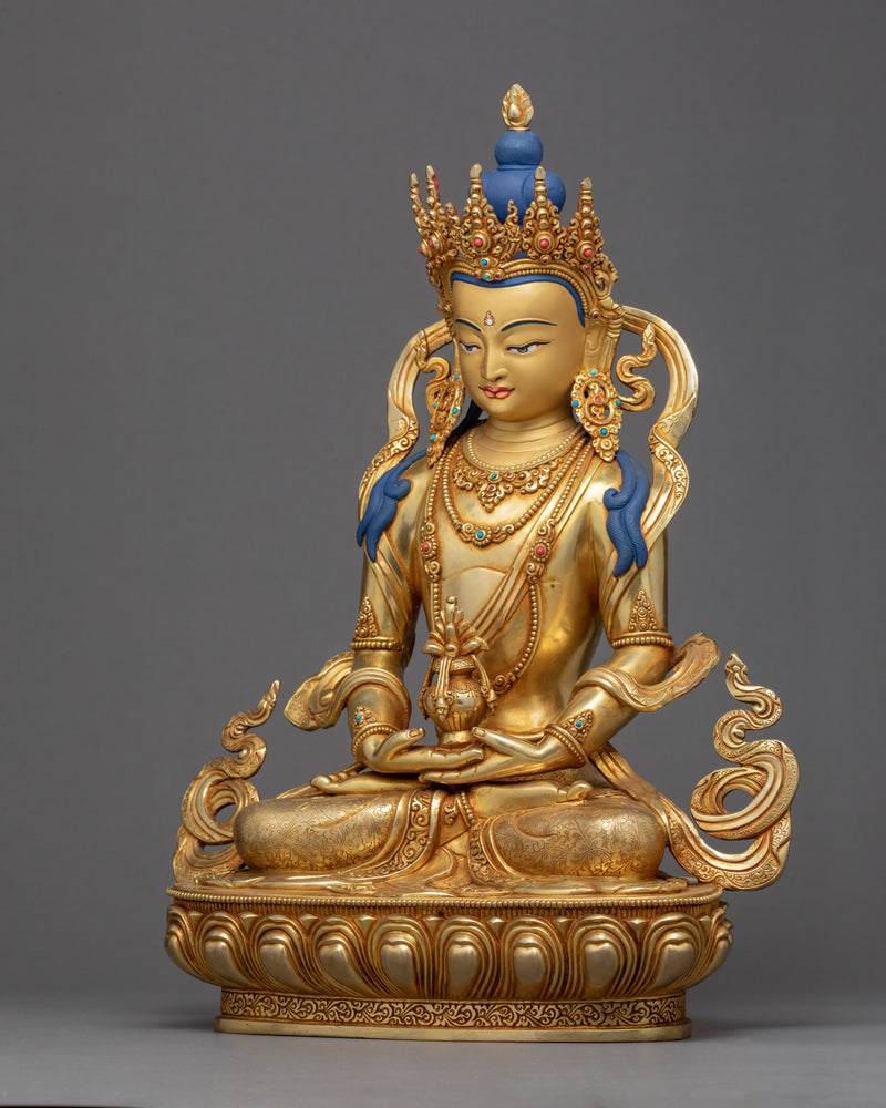 Buddha Amitayus Statue | Traditionally Hand Carved Art