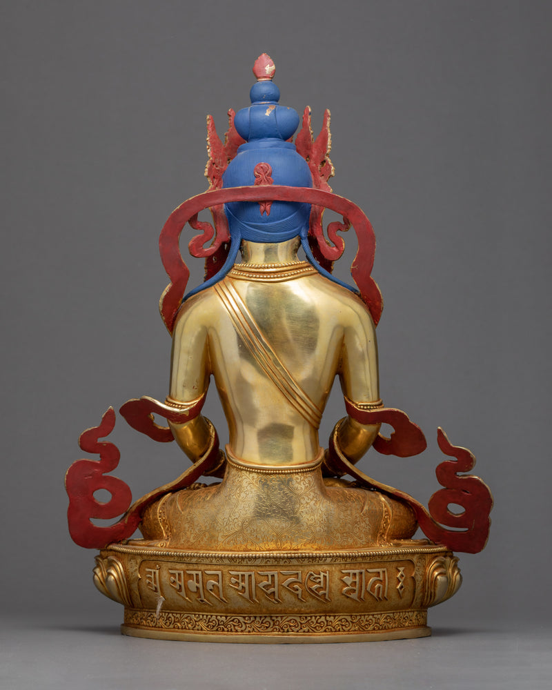 Buddha Amitayus Statue | Traditionally Hand Carved Art